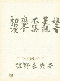 初恋不是姐姐动漫全集观看免费高清