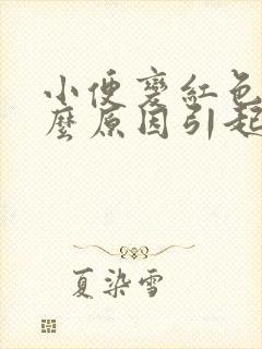 小便变红色是什么原因引起的