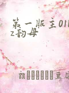 第一版主01bz韵母