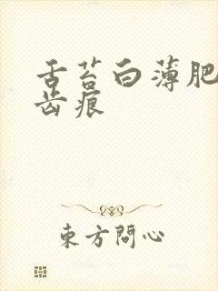 舌苔白薄肥大有齿痕