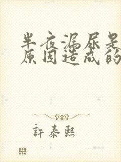 半夜漏尿是什么原因造成的