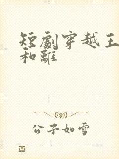 短剧穿越王妃想和离