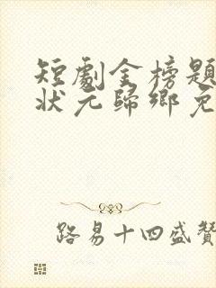 短剧金榜题名之状元归乡免费观看