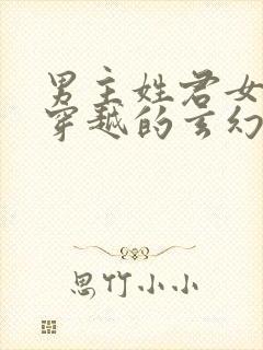 男主姓君女主是穿越的玄幻小说