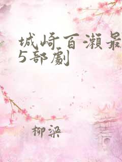 城崎百濑最火的5部剧