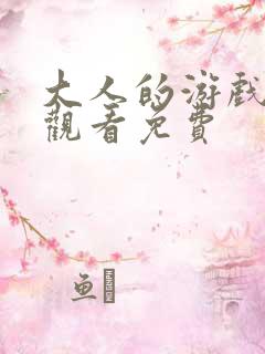 大人的游戏在线观看免费