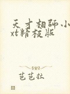 天才相师小说txt精校版