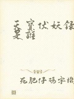 天宝伏妖录主角是谁