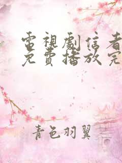 电视剧信者无敌免费播放完整版全集