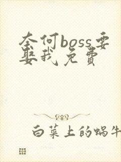 奈何boss要娶我免费