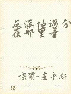 反派他过分美丽在哪里看