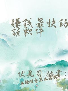 赚钱最快的看小说软件