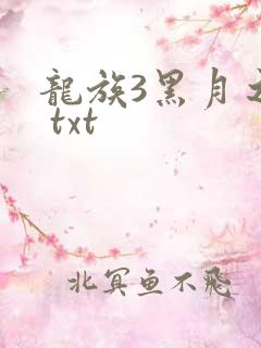 龙族3黑月之潮 txt