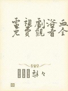 电视剧浴血荣光免费观看全集