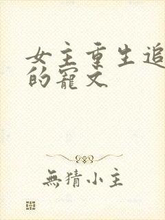 女主重生追校霸的宠文