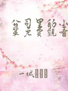 公司里的小小前辈免费观看动漫