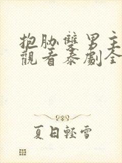 抱胁双男主免费观看泰剧全集高清