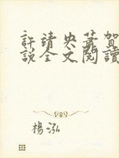 许靖央萧贺夜小说全文阅读最新章节