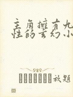 主角拥有九种属性的玄幻小说