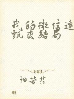 我的微信连三界甄爽结局