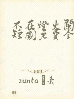 不在灯火阑珊处短剧免费全集