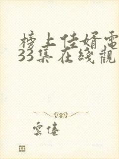 榜上佳婿电视剧33集在线观看