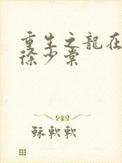 重生之龙在都市徐少棠