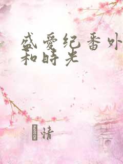 盛爱纪番外1你和时光