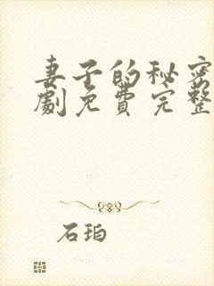 妻子的秘密电视剧免费完整版观看