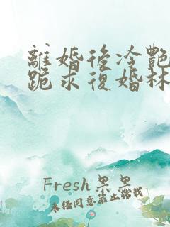 离婚后冷艳总裁跪求复婚林悦叶可卿全文阅读