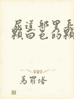 尿道那里长了一颗白色的颗粒是什么