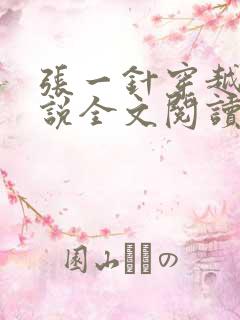 张一针穿越的小说全文阅读