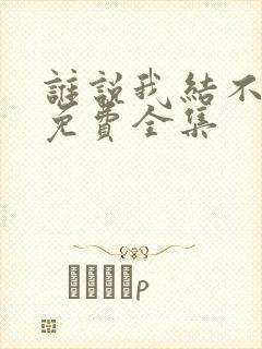 谁说我结不了婚免费全集