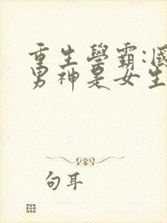 重生学霸:国民男神是女生