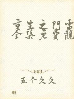 重生之门电视剧全集免费观看完整版