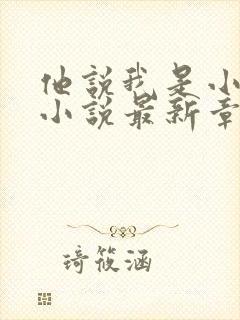 他说我是小妖精小说最新章节