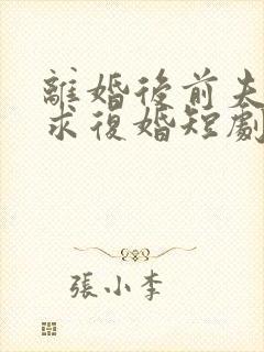 离婚后前夫哭着求复婚短剧在线观看全集