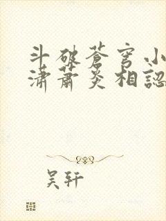 斗破苍穹小说潇潇萧炎相认