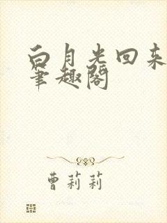 白月光回来以后笔趣阁