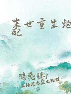 末世重生炮灰女配