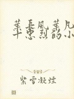 叶长风叶凡一门十忠烈的小说