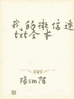 我的微信连三界 txt全本