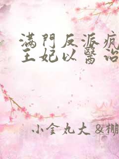 满门反派疯批,王妃以医治服的小说