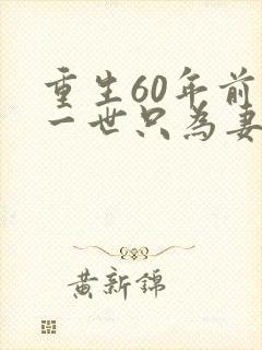 重生60年前这一世只为妻儿短剧结局