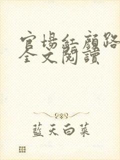 官场红颜路小说全文阅读