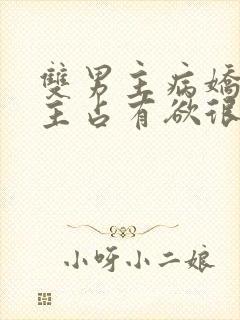 双男主病娇文男主占有欲很强