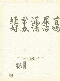 经常漏尿有什么好办法治吗女性