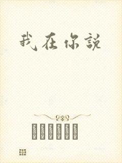 我在你说