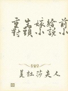 重生嫁给前夫死对头小说小说