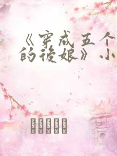 《穿成五个反派的后娘》小说